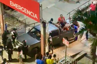 Violencia. Las víctimas fueron trasladadas a casas de salud.