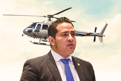 ¿Ronny Aleaga llegó en helicóptero a Caracas para llevarse a su hijo?