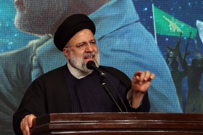 El presidente iraní, Ebrahim Raisí.