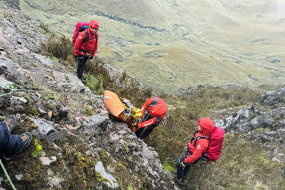 La víctima perdió la vida, cuando realizaba una excursión en la montaña del Rucu Pichincha.