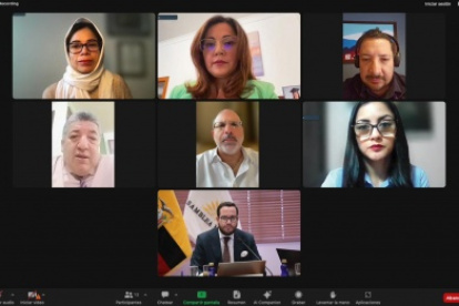 Sesión. La reunión se dio de forma telemática y se tramitará cuerpos legales dados entre abril y mayo