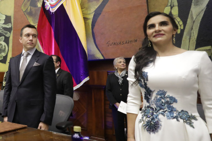 El presidente Daniel Noboa ha señalado su descontento con la postura de Verónica Abad.