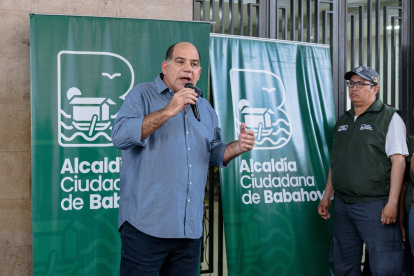 Alcalde de Babahoyo, Gustavo Barquet.