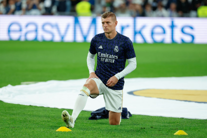 El centrocampista alemán del Real Madrid Toni Kroos anunció su adiós en redes sociales