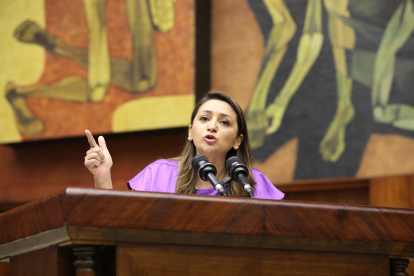 Jessica Jaramillo participó en comisión general este 21 de mayo de 2024.