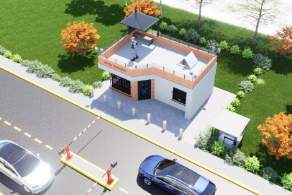 Imagen referencial. El primer retén estará ubicado al inicio del principal acceso a la cárcel de Turi. (Cortesía)