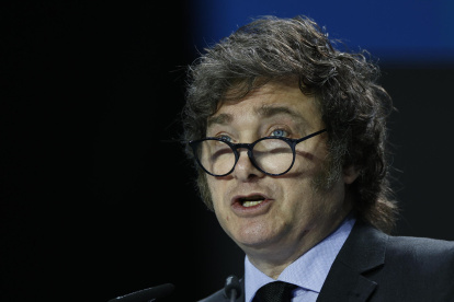 Fotografía de archivo del presidente de Argentina, Javier Milei.