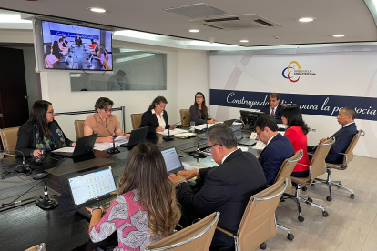 El pleno del Consejo de la Judicatura sesionó este 21 de mayo de 2024.