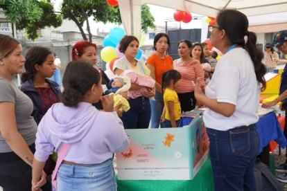 Soporte. El Proyecto Semillas atiende a mujeres y niños de Guayaquil.
