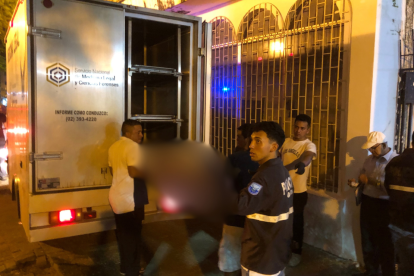 Suceso. El cuerpo fue llevado a la morgue de la localidad.