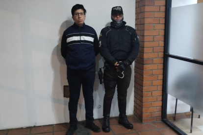 Joseph Aaron Peláez García fue detenido como sospechoso de asalto a mano armada a una gasolinera en Cuenca.