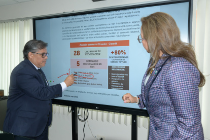 Ejecutivo. El presidente de la Cámara de Comercio Ecuatoriano Canadiense, en Guayaquil, Gabriel Rovayo.