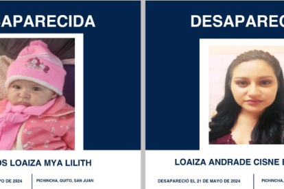 Esthefany Loaiza Andrade y su bebé, Mya Lilith, desaparecieron en San Juan.