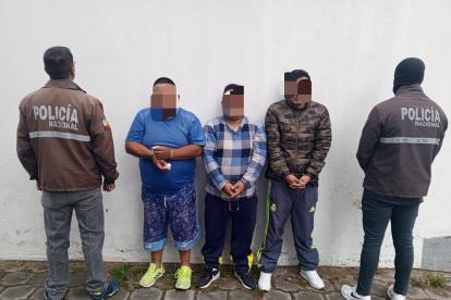 Los detenidos tienen un amplio historial delictivo.