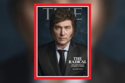 La portada dedicada al presidente de Argentina, Javier Milei, titulada "El radical"