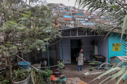Lima.- Un barrio en Perú donde viven personas en condición de pobreza.