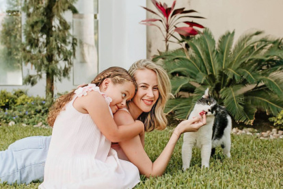 Desde pequeños, Bianca ha inculcado a sus hijos el amor por los animales.