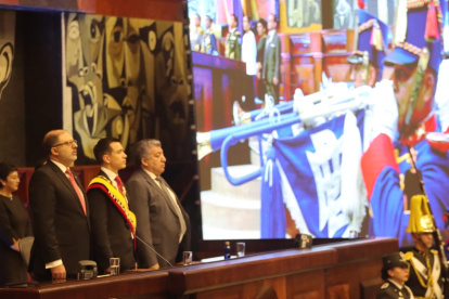 Daniel Noboa en el informe a la Nación 2024.