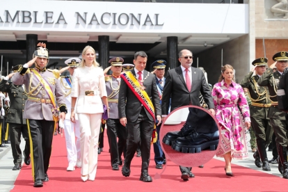 Daniel Noboa puso a hablar a todos de sus zapatos.