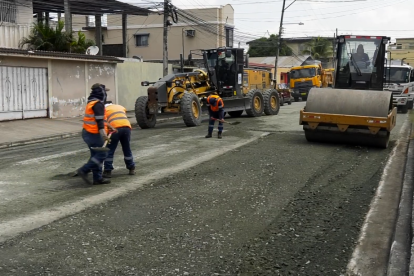 Trabajos. La obra se espera esté lista en dos semanas más.