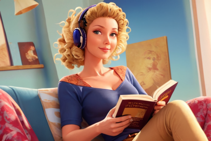 Ilustración de la Tía Loca con inteligencia artificial.