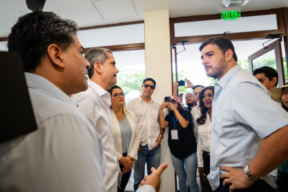 Registro. El alcalde de Guayaquil, Aquiles Álvarez, se refirió sobre la posibilidad de postularse al partido político RETO.