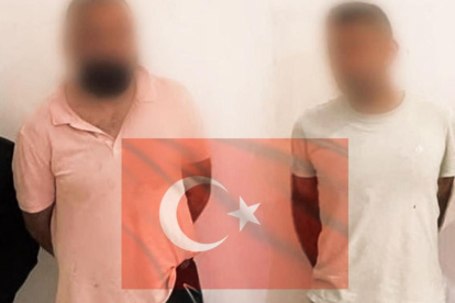 Los ciudadanos turcos capturados en Samborondón.