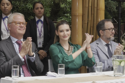 Fotografía fechada el 27 de mayo de 2024 cedida por el Ministerio de Ambiente de Ecuador