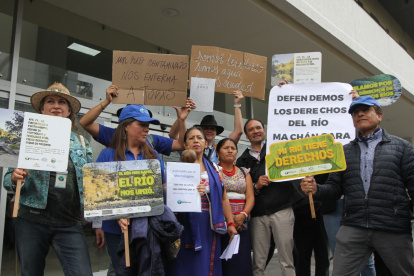 Colectivos presentaron una acción de protección en el Complejo Judicial del Norte a favor del río Machangara y quebradas