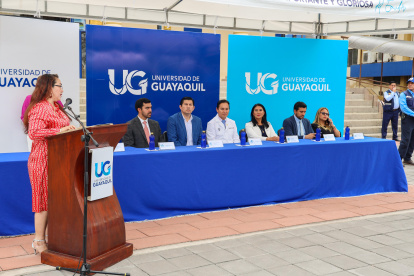 La Universidad de Guayaquil realizó un acto para anunciar la implementación del Comité de Ética e Investigación en Seres Humanos (CEISH - UG), el 20 de mayo de 2024.