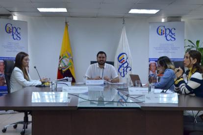 Pleno. El Cpccs sesionó de forma virtual y presencial este 29 de mayo de 2024.