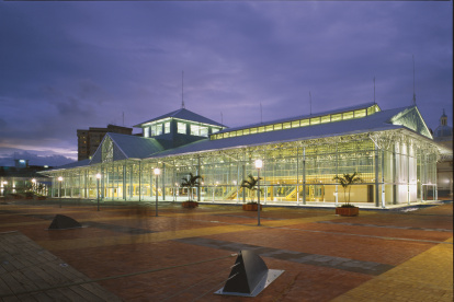 Palacio de Cristal, un antiguo mercado rescatado.