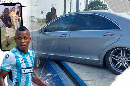 Miller Bolaños, jugador del Guayaquil City, equipo de la serie B.