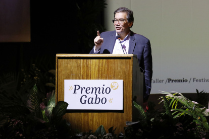 El director general de la Fundación Gabo, Jaime Abello, durante una entrega de los premios Gabo en Bogotá (Colombia), en una fotografía de archivo.