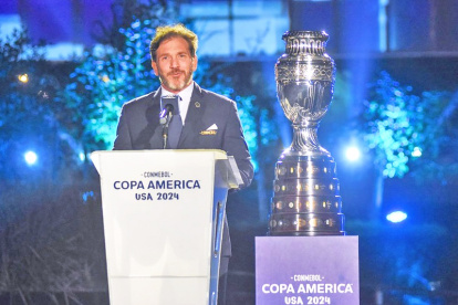 El presidente de Conmebol presentó el sortero de la Copa América 2024