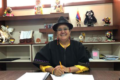 Lourdes Tibán es prefecta de Cotopaxi desde mayo de 2023, abogada y política ecuatoriana.