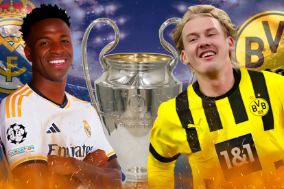 Vinícius Júnior y Julian Brandt son las figuras de Real Madrid y Borussia Dortmund.