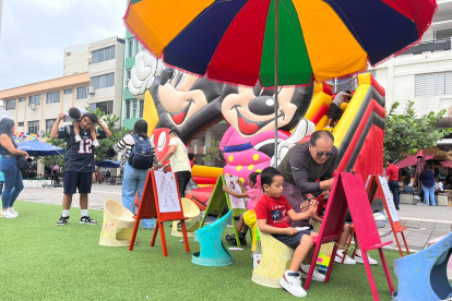 Actividades por el Día del Niño en la calle Panamá.