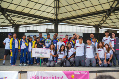 Las delegaciones llegaron hasta Manta para los Juegos de Olimpiadas Especiales.