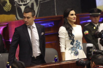 Desencuentro. Desde el primer día de Gobierno, Daniel Noboa y su vicepresidenta Verónica Abad han aparecido distantes.