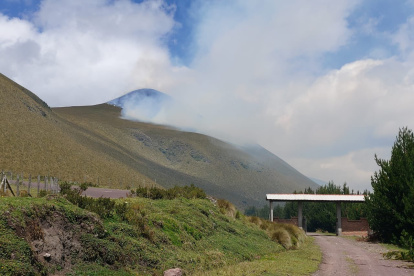 Los primeros en llegar al sitio de la emergencia fueron guardapáramos que operan en el Antisana.