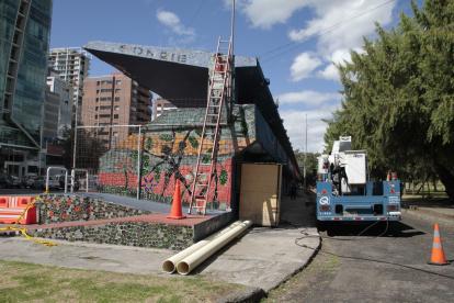 El 20 de mayo se iniciaron los trabajos para demoler la tribuna De Los Shyris.