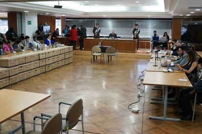 La cita de toma de testimonios arrancó a cerca de las 09:00 de este 3 de mayo.