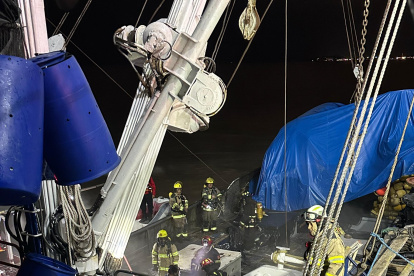 El BCBG controló la situación en la embarcación