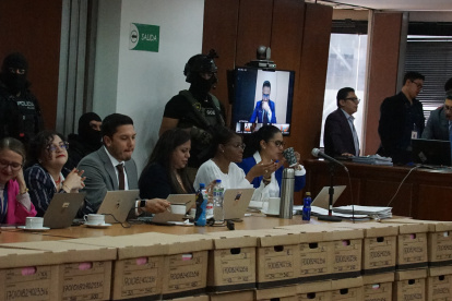 Daniel Salcedo y Mayra Salazar rindieron hoy su testimonio.