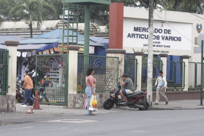Así luce el mercado después del asesinato que se registró el lunes 3 de junio.