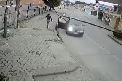 El video en Samanes se difundió en redes sociales