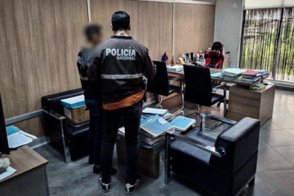 Operativo realizado por la Policía Nacional.