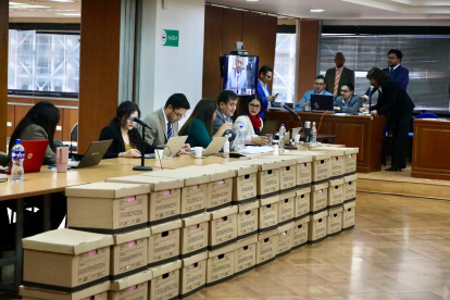 Hoy se instaló la audiencia de vinculación de 13 personas al proceso en el que Fiscalía investiga el delito de delincuencia organizada.