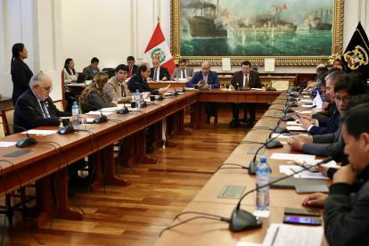 Lima. La subcomisión de Acusaciones Constitucionales del Congreso.